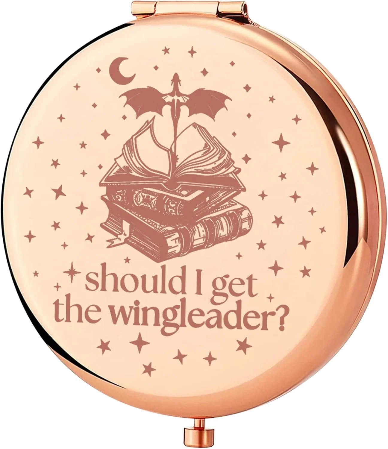 آینه جیبی KEYCHIN طرح بال چهارم، هدیه سوارکار اژدها، آینه جمع و جور رهبر بال، کالاهای بال چهارم (wingleader-RG)