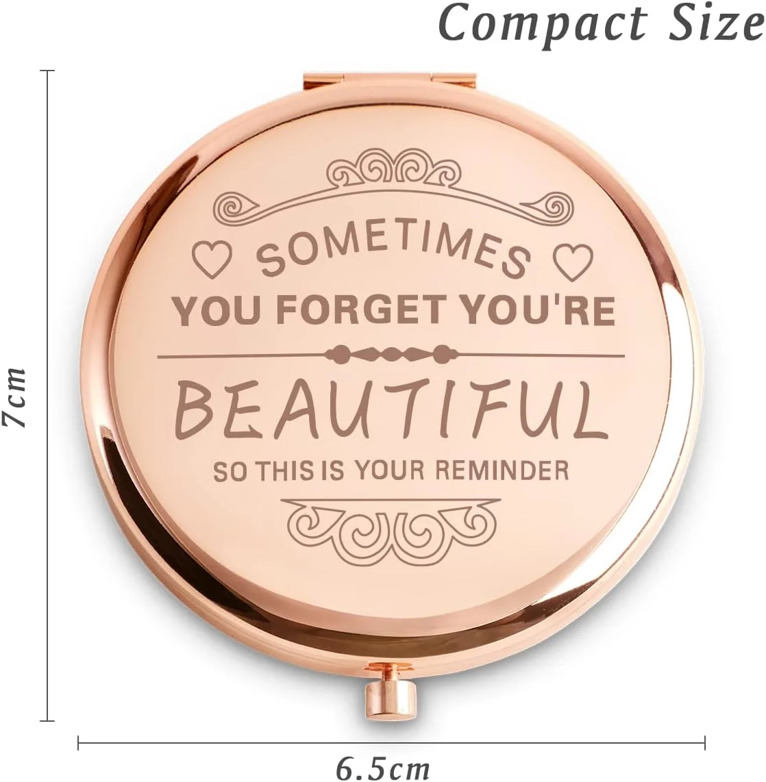 MLLXX هدایای الهام بخش برای زنان، هدایای شخصی سازی شده کریسمس، هدایای دوستی منحصر به فرد، آینه جیبی حکاکی شده با نقل قول احساسی برای مادر، مادربزرگ، بهترین دوستان زن MLLXX هدایای الهام بخش برای زنان، هدایای شخصی سازی شده کریسمس، هدایای دوستی منحصر به فرد، آینه جیبی حکاکی شده با نقل قول احساسی برای مادر، مادربزرگ، بهترین دوستان زن