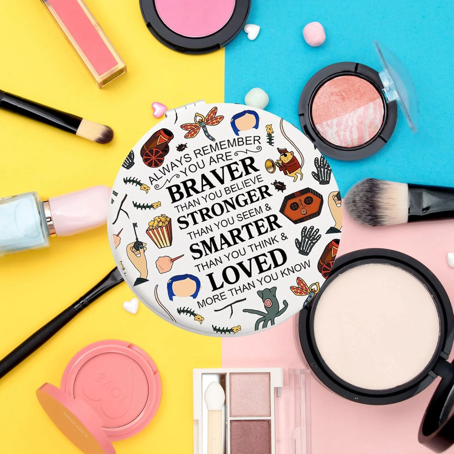 آینه آرایشی فیلم کارتونی ترسناک MYSOMY، هدیه ای برای دوستداران فیلم های هیجان انگیز در مخفی، فیلم فانتزی، هدیه ای برای دوستداران فیلم، کالاهای مادر شبح (آینه مادر شبح - T) آینه آرایشی فیلم کارتونی ترسناک MYSOMY، هدیه ای برای دوستداران فیلم های هیجان انگیز در مخفی، فیلم فانتزی، هدیه ای برای دوستداران فیلم، کالاهای مادر شبح (آینه مادر شبح - T)