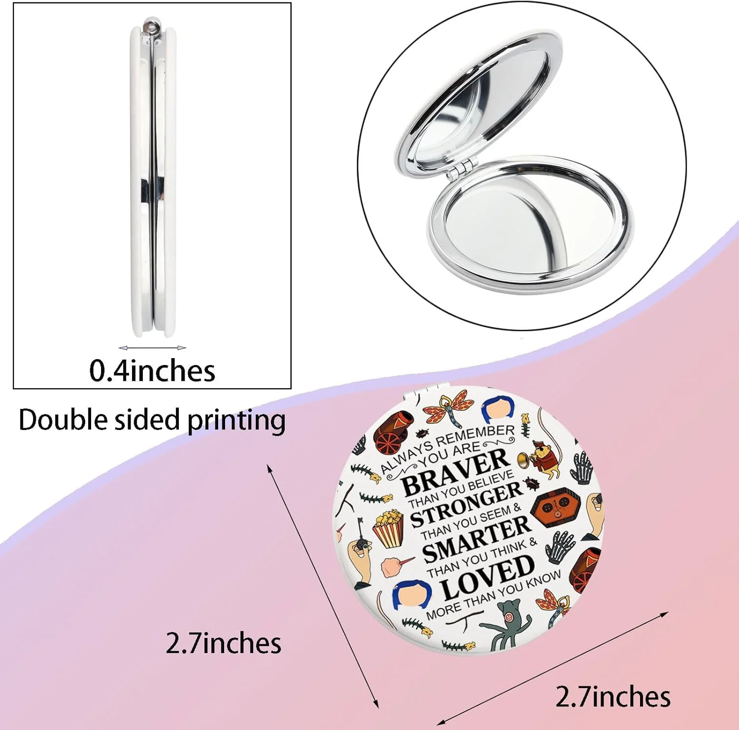 آینه آرایشی فیلم کارتونی ترسناک MYSOMY، هدیه ای برای دوستداران فیلم های هیجان انگیز در مخفی، فیلم فانتزی، هدیه ای برای دوستداران فیلم، کالاهای مادر شبح (آینه مادر شبح - T) آینه آرایشی فیلم کارتونی ترسناک MYSOMY، هدیه ای برای دوستداران فیلم های هیجان انگیز در مخفی، فیلم فانتزی، هدیه ای برای دوستداران فیلم، کالاهای مادر شبح (آینه مادر شبح - T)