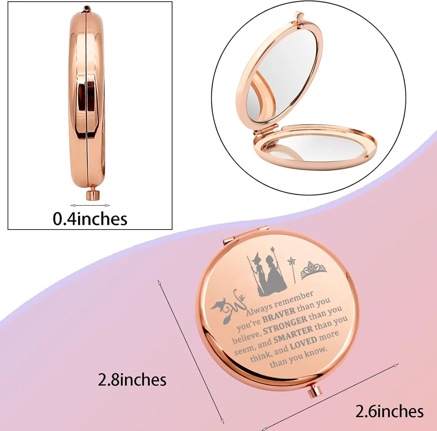 آینه آرایشی جادوگر موزیکال MYSOMY، هدیه ای برای دوستداران موسیقی و لوازم آرایشی جادوگری (آینه جادوگر بریتانیایی) آینه آرایشی جادوگر موزیکال MYSOMY، هدیه ای برای دوستداران موسیقی و لوازم آرایشی جادوگری (آینه جادوگر بریتانیایی)