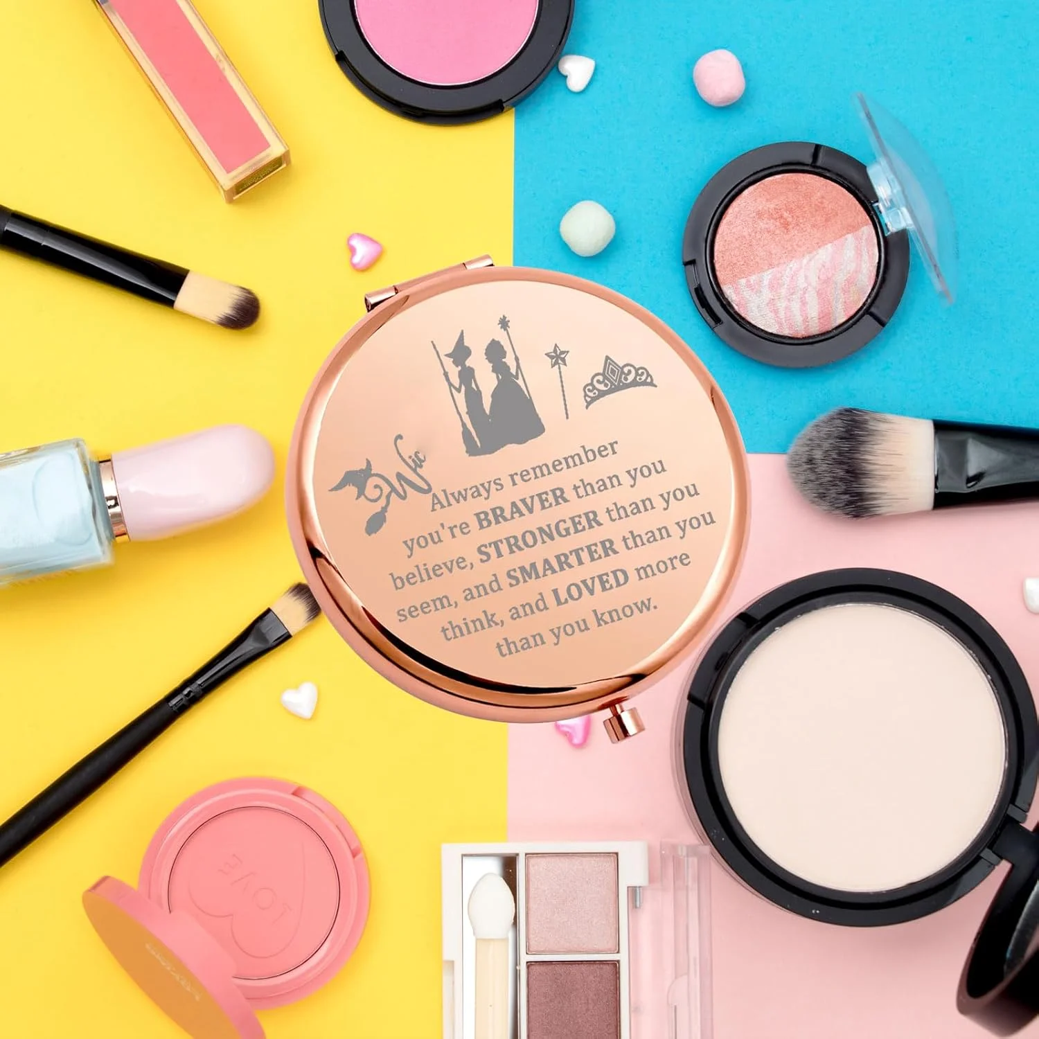 آینه آرایشی جادوگر موزیکال MYSOMY، هدیه ای برای دوستداران موسیقی و لوازم آرایشی جادوگری (آینه جادوگر بریتانیایی) آینه آرایشی جادوگر موزیکال MYSOMY، هدیه ای برای دوستداران موسیقی و لوازم آرایشی جادوگری (آینه جادوگر بریتانیایی)