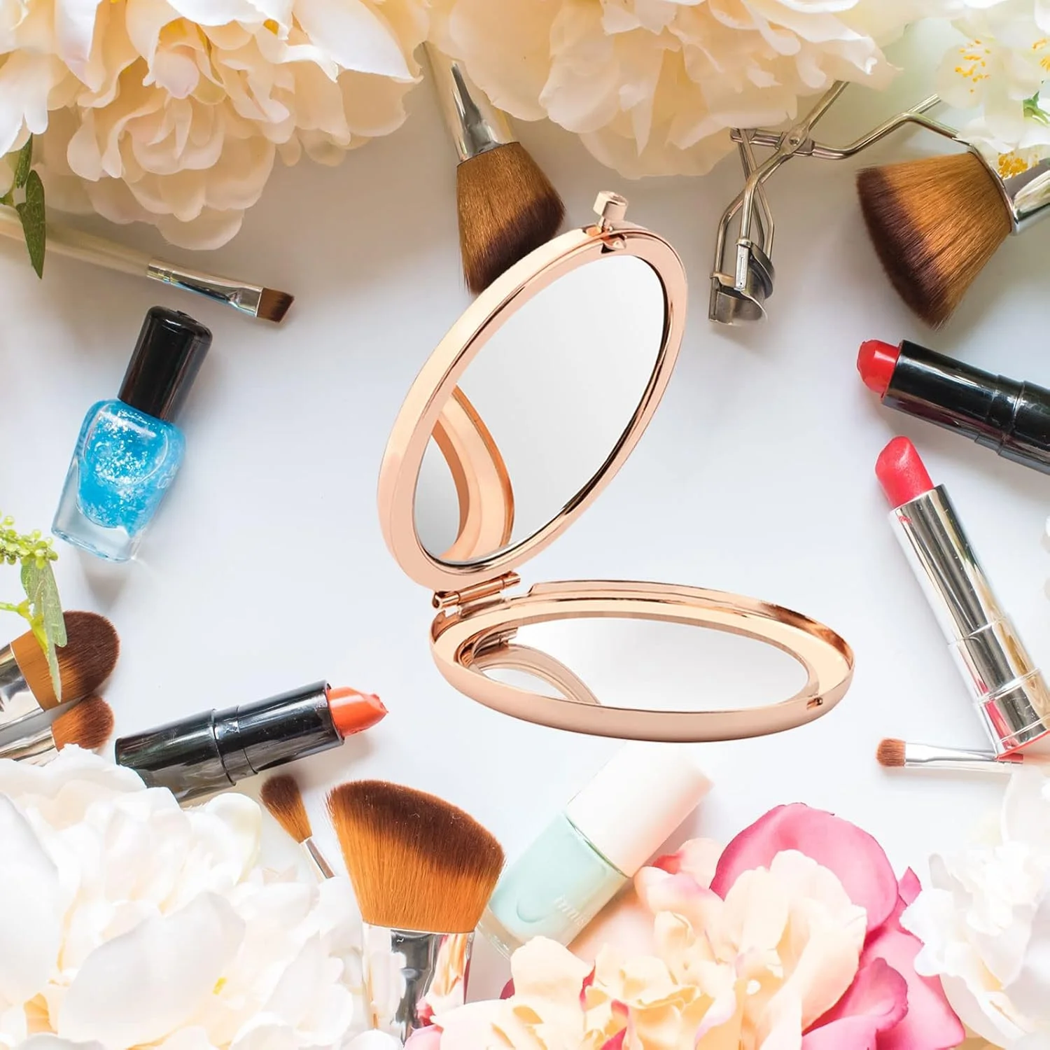 آینه آرایشی هدیه عروسی مادرشوهر از طرف عروس، هدیه مادر داماد به مادر جدیدم در روز عروسی، آینه جیبی (آینه مادر) آینه آرایشی هدیه عروسی مادرشوهر از طرف عروس، هدیه مادر داماد به مادر جدیدم در روز عروسی، آینه جیبی (آینه مادر)