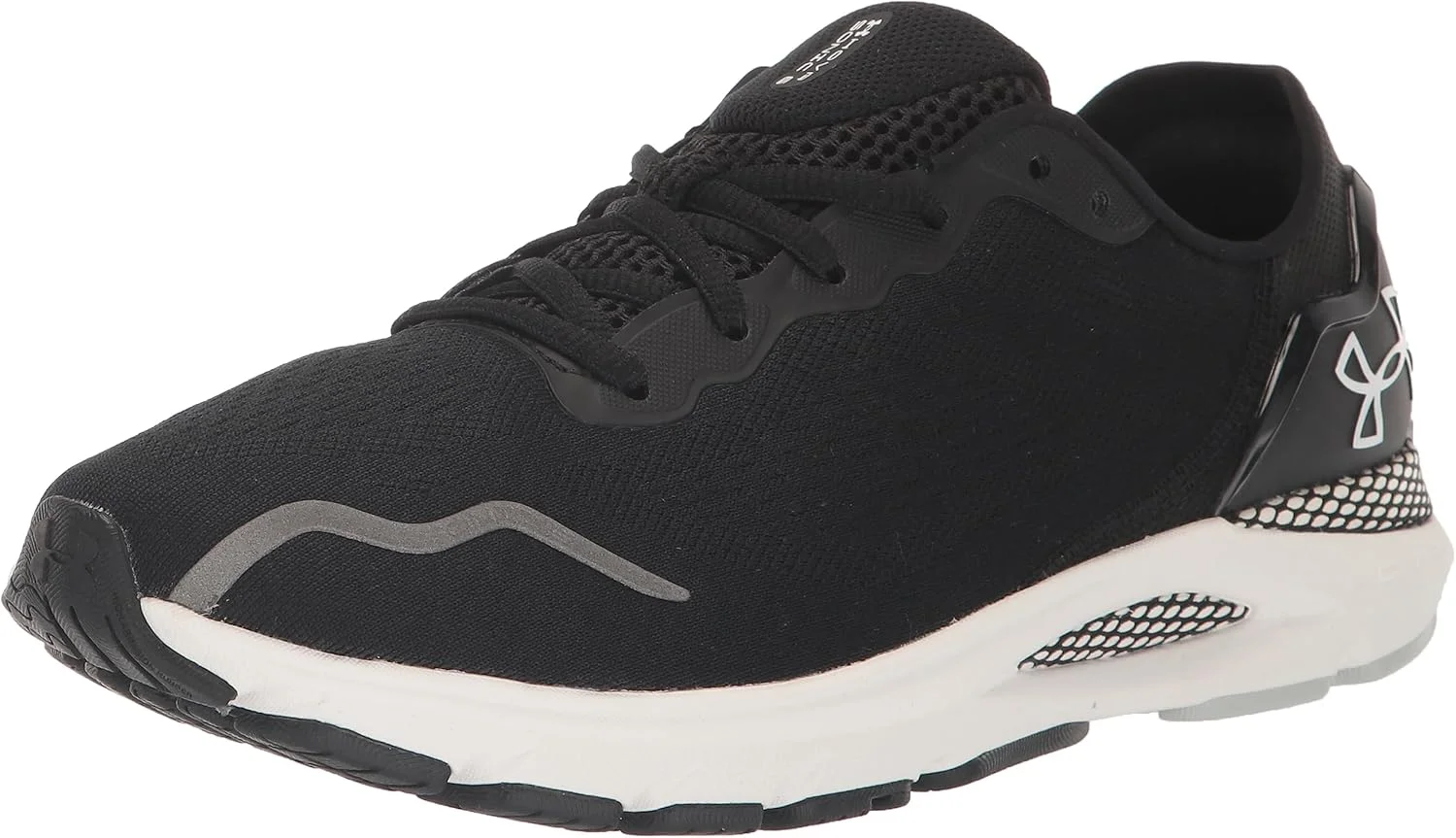 کفش دویدن زنانه آندر آرمور HOVR Sonic 6، مشکی/مشکی/سفید، سایز 9
