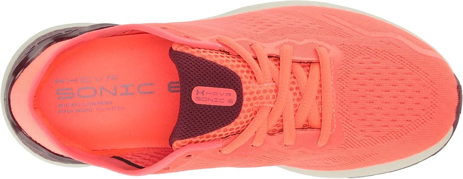 کفش دویدن زنانه آندر آرمور مدل HOVR Sonic 6، (602) بتا/قرمز تیره/بنفش مه آلود، سایز 6.5 کفش دویدن زنانه آندر آرمور مدل HOVR Sonic 6، (602) بتا/قرمز تیره/بنفش مه آلود، سایز 6.5