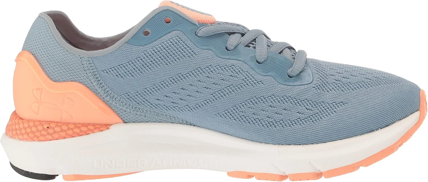کفش دویدن زنانه آندر آرمور HOVR Sonic 6، (302) گرانیت آبی/هلویی حبابی/مشکی، سایز 5، ایالات متحده کفش دویدن زنانه آندر آرمور HOVR Sonic 6، (302) گرانیت آبی/هلویی حبابی/مشکی، سایز 5، ایالات متحده