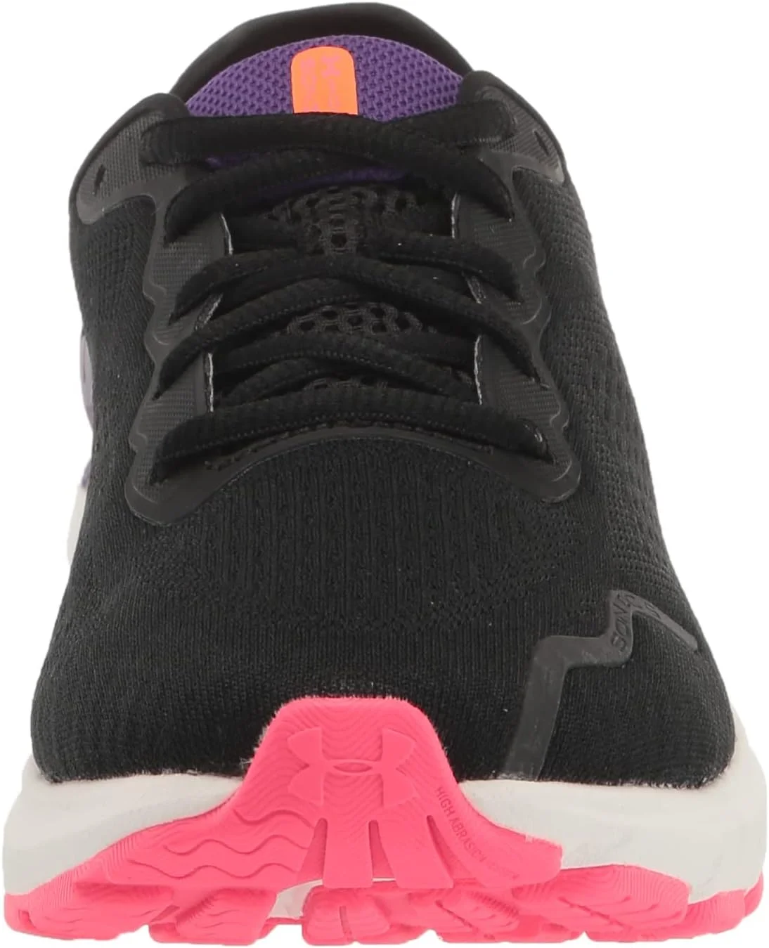 کفش ورزشی زنانه آندر آرمور مدل HOVR Sonic 6، مشکی/بنفش کهکشانی/صورتی شوک، سایز 5.5 کفش ورزشی زنانه آندر آرمور مدل HOVR Sonic 6، مشکی/بنفش کهکشانی/صورتی شوک، سایز 5.5
