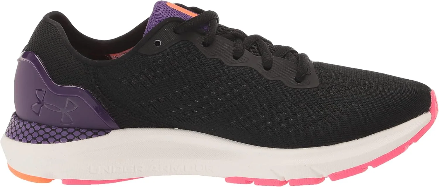 کفش ورزشی زنانه آندر آرمور مدل HOVR Sonic 6، مشکی/بنفش کهکشانی/صورتی شوک، سایز 5.5 کفش ورزشی زنانه آندر آرمور مدل HOVR Sonic 6، مشکی/بنفش کهکشانی/صورتی شوک، سایز 5.5