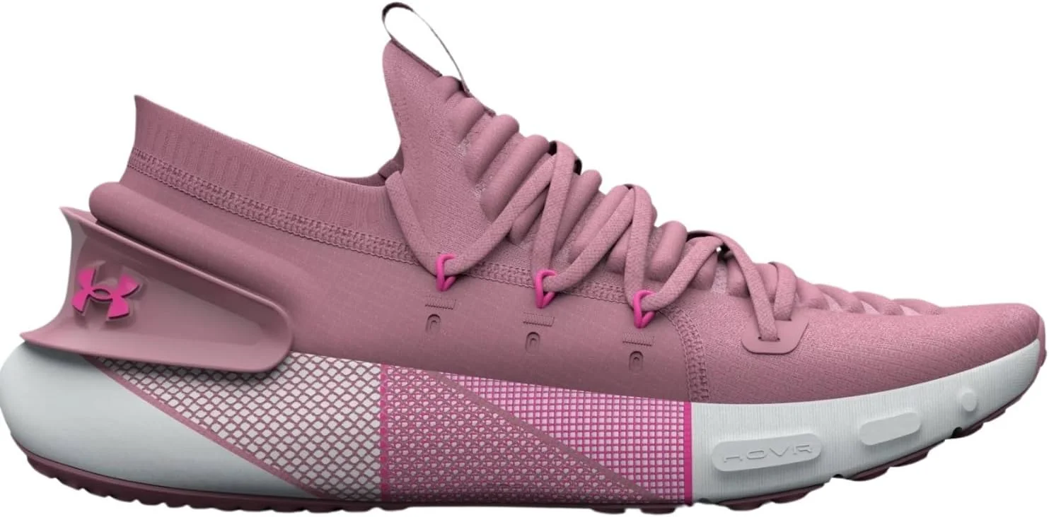 آندر آرمور زنانه HOVR Phantom 3، پارچه مصنوعی، سفید آبی، سایز 8.5