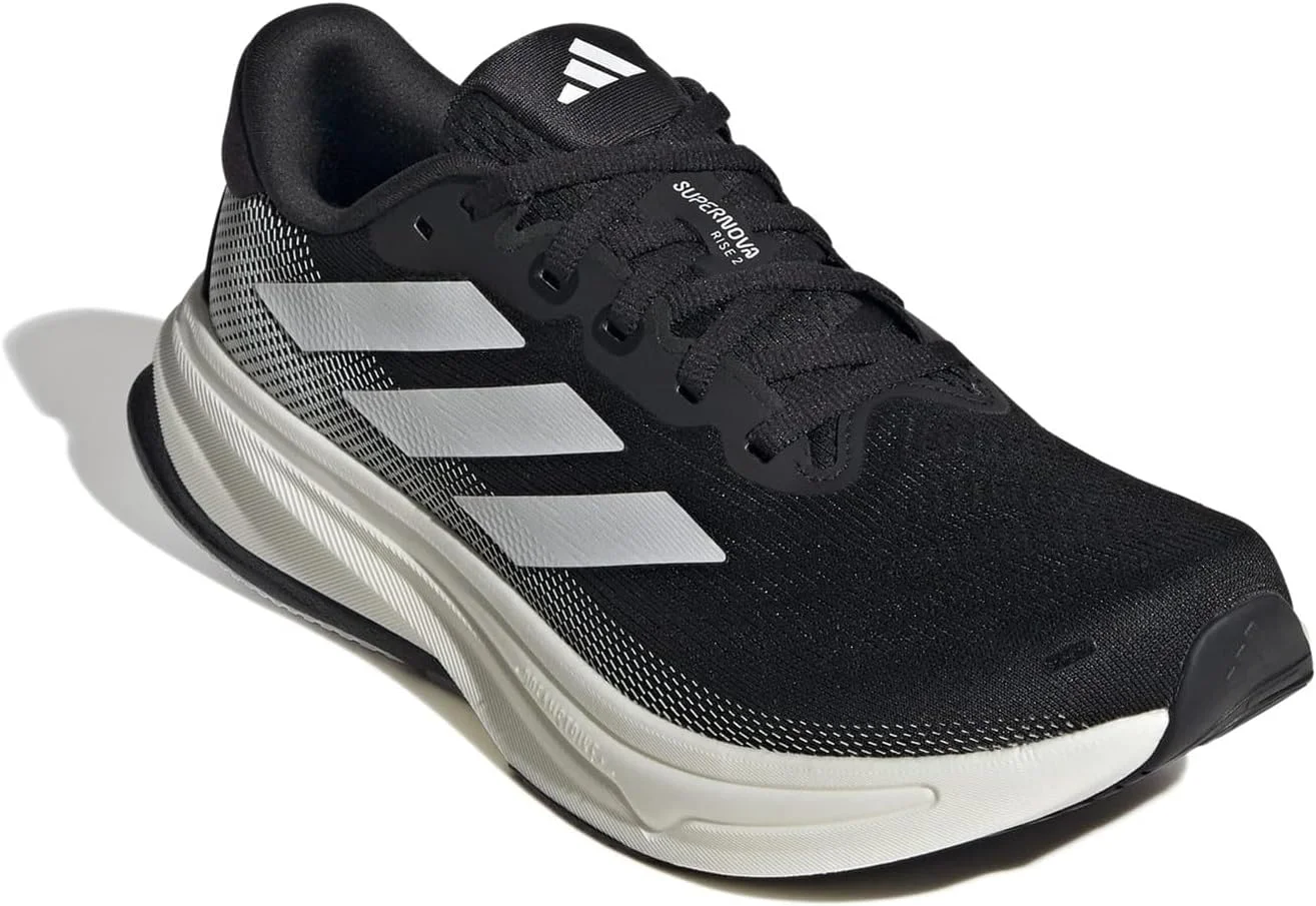 adidas Supernova Rise 2 Running Shoes Womens Road Black/White 5 UK adidas Supernova Rise 2 Running Shoes Womens Road Black/White 5 UK