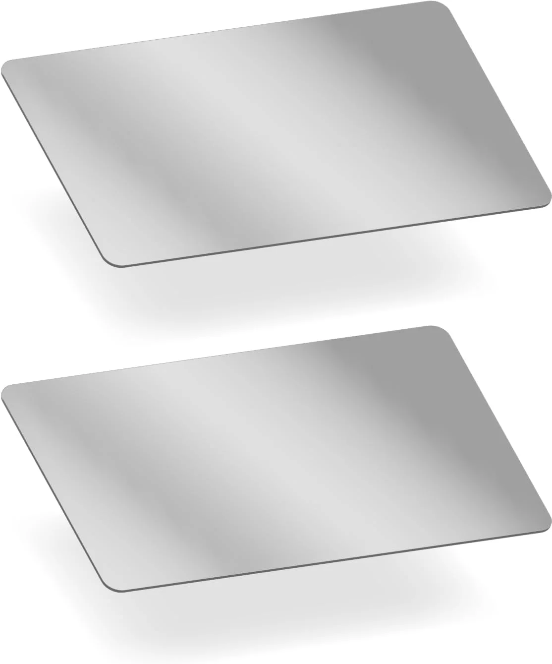 آینه دستی MAGATI - دو طرفه، فوق العاده باریک، آینه پلاستیکی جمع و جور برای کیف دستی و کیف، آینه آرایشی کوچک، آینه آرایش 8 × 4.5 سانتی متر، بسته 2 عددی آینه دستی MAGATI - دو طرفه، فوق العاده باریک، آینه پلاستیکی جمع و جور برای کیف دستی و کیف، آینه آرایشی کوچک، آینه آرایش 8 × 4.5 سانتی متر، بسته 2 عددی