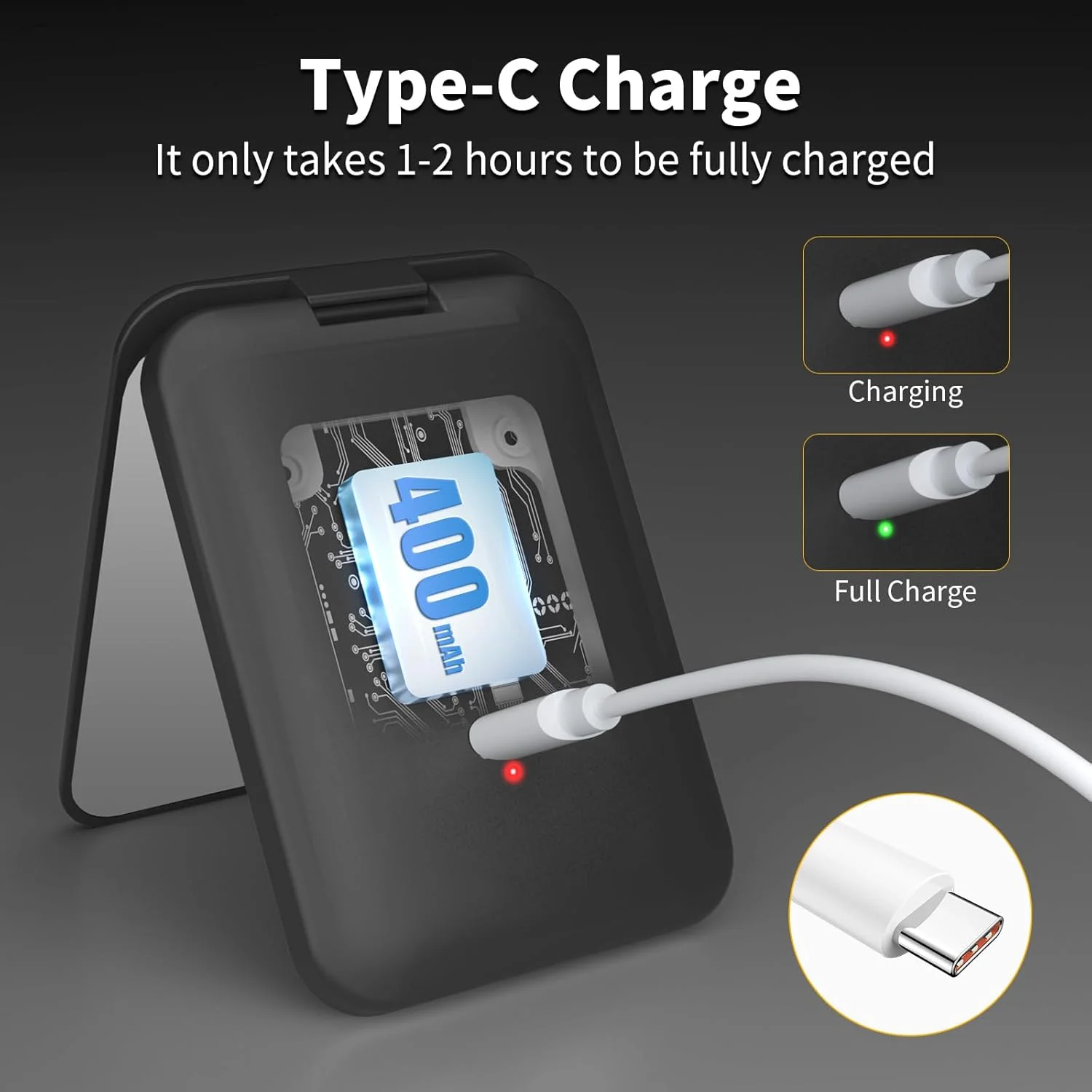 آینه جیبی LED Kintion، قابل شارژ با 3 رنگ نور، بزرگنمایی 1X/3X و آینه فشرده با قابلیت تنظیم نور، آینه کیف پول سایز قابل حمل، آینه مسافرتی چراغ دار برای هدیه زنان، مشکی