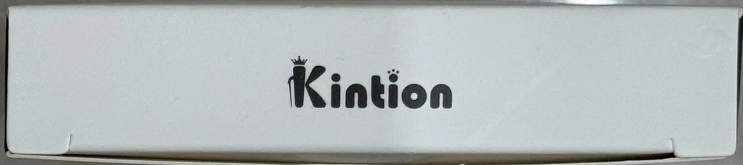 آینه جیبی Kintion، آینه آرایشی مسافرتی فشرده LED با بزرگنمایی 1X/3X برای کیف پول، نورپردازی 3 رنگ قابل تنظیم، آینه‌های قابل حمل شارژی برای هدیه زنان، مشکی