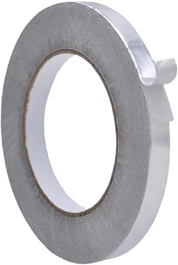 نوار فویل آلومینیومی NALACAL AFTR28 - 3/4 اینچ در 150 فوت (تک بسته)، نوار درزگیر بازتابنده محافظ حرارت برای HVAC، کانال ها، لوله ها و عایق و تعمیر فلزات، مقاوم در برابر دما