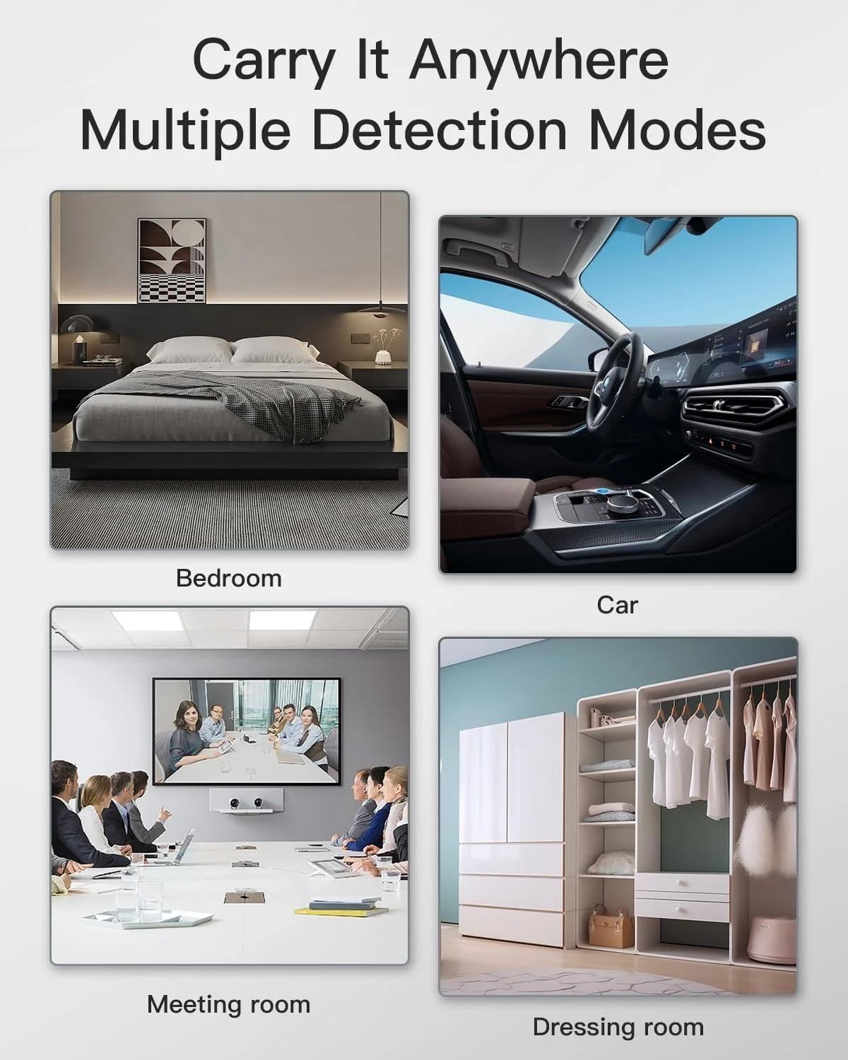 دستگاه ردیاب دوربین مخفی NALACAL، آشکارساز حشره یاب ضد جاسوسی، ردیاب GPS اسکنر بی سیم RF، آشکارساز دستگاه مخفی 6 حالته برای مسافرت، ماشین، حمام، دفتر، هتل، P18 Mix