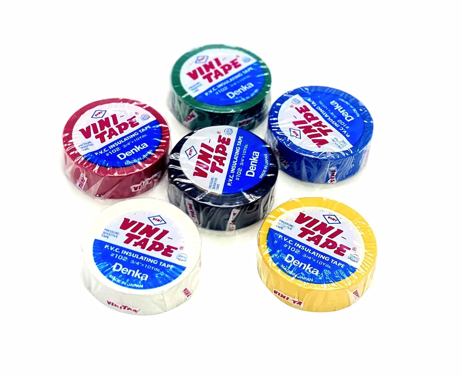 نوار عایق وینی 6 عددی - ساخت ژاپن