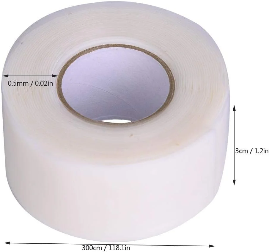 نوار تعمیر لوله ضد آب برای لوله های PVC PPR با 2 رنگ اختیاری (سفید)