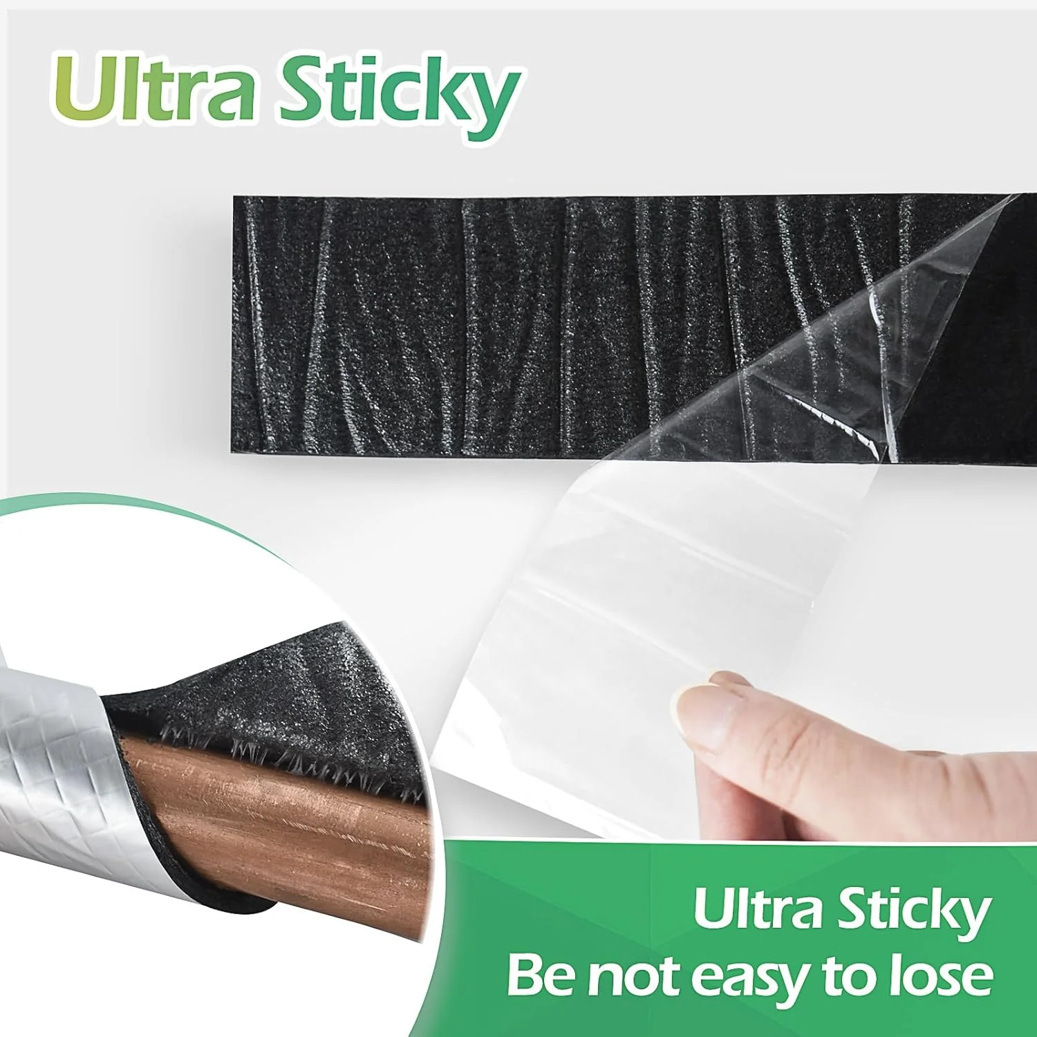 نوار عایق لوله TOHONFOO، 5 سانتی متر در 10 متر - نوار فوم عایق مقاوم در برابر آب و هوا - عایق لوله آب در فضای باز - نوار عایق برای لوله های آب - عایق پوشش لوله