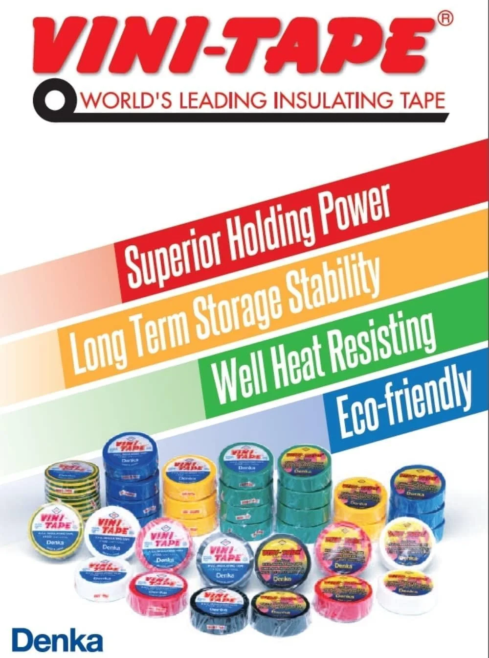 Vini 6 Pcs Insulation Tape - Made In Japan Vini 6 Pcs Insulation Tape - Made In Japan