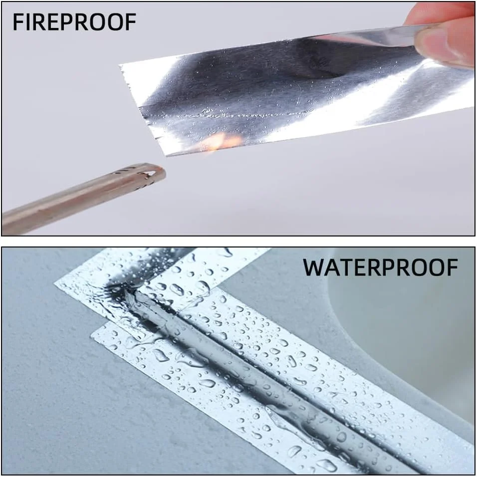 نوار فویل آلومینیومی Skycabin، 2 اینچ در 100 فوت، نوار فلزی مقاوم در برابر حرارت بالا، نوارهای چسب برای آب بندی HVAC و کانال کشی، تعمیر فلز و پلاستیک، وصله لوله، مانع رطوبت، تثبیت عایق، دریچه های خشک کن نوار فویل آلومینیومی Skycabin، 2 اینچ در 100 فوت، نوار فلزی مقاوم در برابر حرارت بالا، نوارهای چسب برای آب بندی HVAC و کانال کشی، تعمیر فلز و پلاستیک، وصله لوله، مانع رطوبت، تثبیت عایق، دریچه های خشک کن