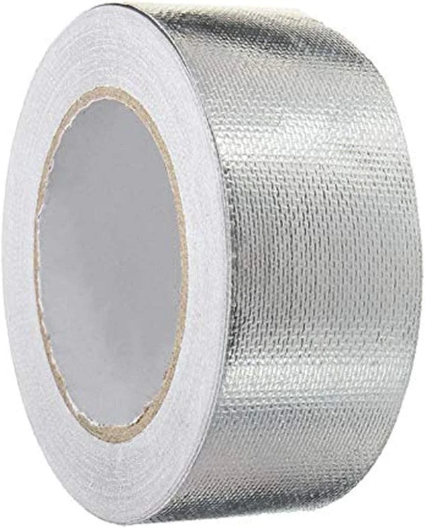 نوار فویل آلومینیومی فایبرگلاس Westspark، عرض 2 اینچ، طول 82 فوت، درجه حرفه ای، چسب کامپوزیت، نوار نقره ای برای آب بندی لوله، تعمیر فلزات HVAC، ترمیم، عایق حرارتی کانال های هوای گرم و سرد، بزرگ