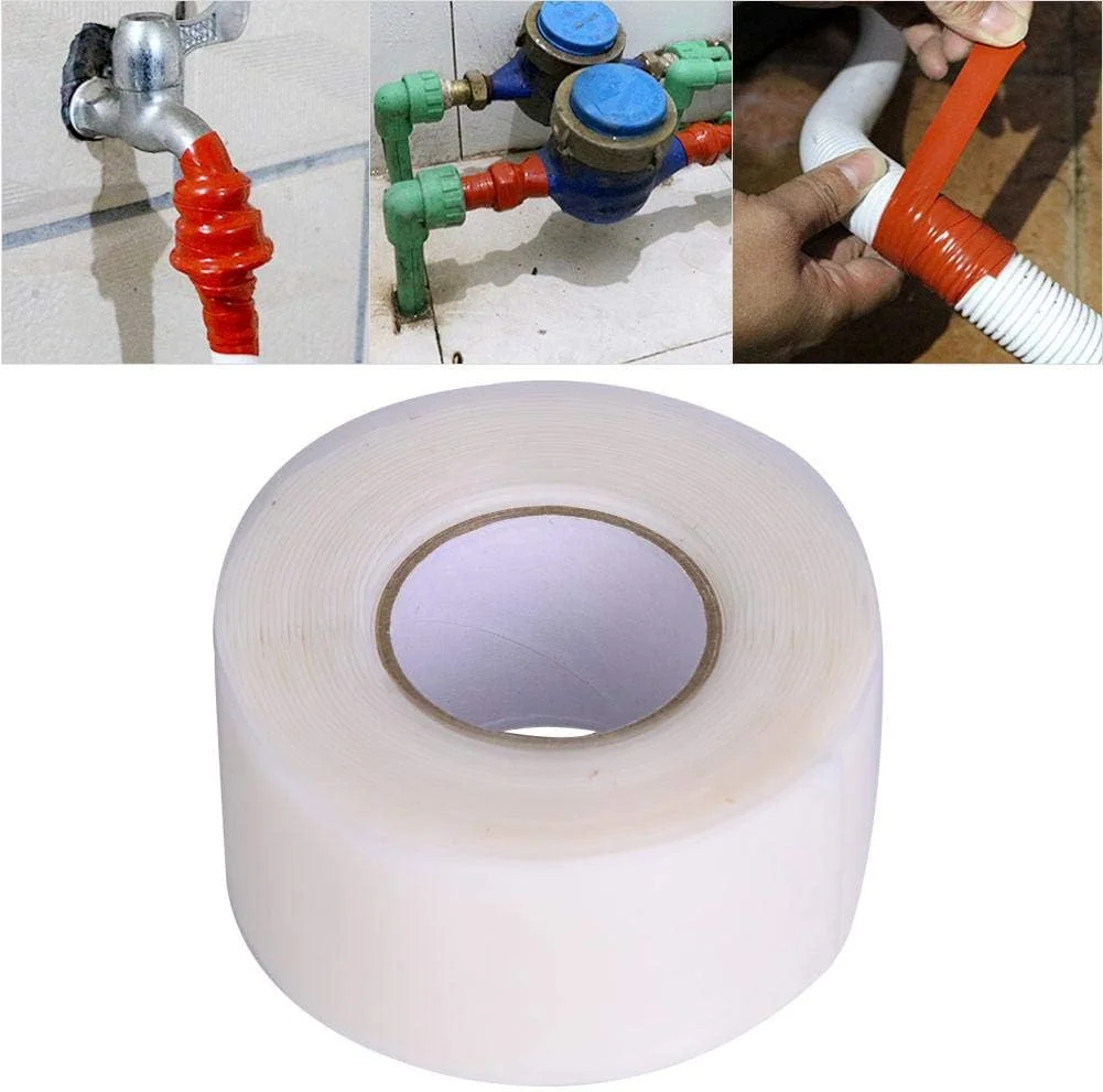 نوار تعمیر لوله ضد آب برای لوله های PVC PPR با 2 رنگ اختیاری (سفید)