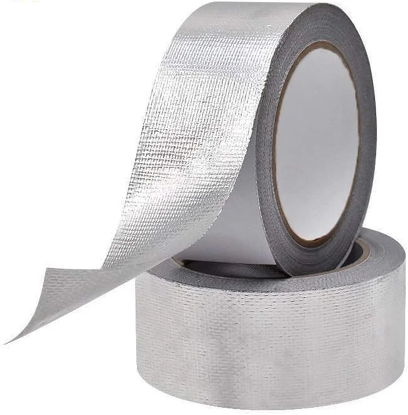 نوار فویل آلومینیومی فایبرگلاس Westspark، عرض 2 اینچ، طول 82 فوت، درجه حرفه ای، چسب کامپوزیت، نوار نقره ای برای آب بندی لوله، تعمیر فلزات HVAC، ترمیم، عایق حرارتی کانال های هوای گرم و سرد، بزرگ