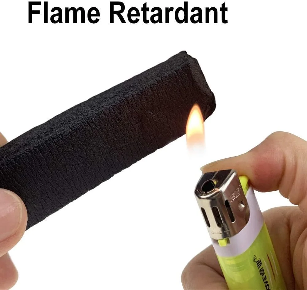 نوار فوم عایق SYDA برای عایق لوله، درزگیری پنجره و در. درب کشویی، عایق صدا، نوار درزگیر درب، نوار عایق تهویه مطبوع (1/8 اینچ X 1 اینچ X 33 فوت)