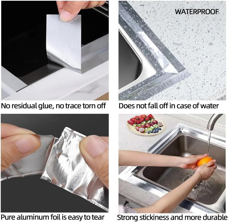 نوار فویل آلومینیومی Skycabin، 2 اینچ در 100 فوت، نوار فلزی مقاوم در برابر حرارت بالا، نوارهای چسب برای آب بندی HVAC و کانال کشی، تعمیر فلز و پلاستیک، وصله لوله، مانع رطوبت، تثبیت عایق، دریچه های خشک کن نوار فویل آلومینیومی Skycabin، 2 اینچ در 100 فوت، نوار فلزی مقاوم در برابر حرارت بالا، نوارهای چسب برای آب بندی HVAC و کانال کشی، تعمیر فلز و پلاستیک، وصله لوله، مانع رطوبت، تثبیت عایق، دریچه های خشک کن