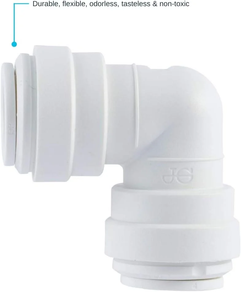 زانویی جان گست JG Speedfit PP0312WP، سفید، 3/8 اینچ