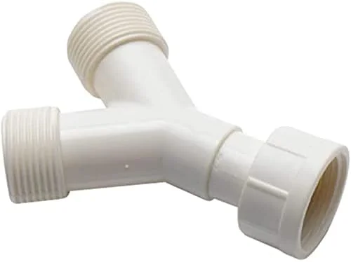 اتصال Y شکل پلاستیکی شلنگ ماشین لباسشویی/ظرفشویی fiXte، اتصال دهنده تقسیم ورودی 3/4 اینچ