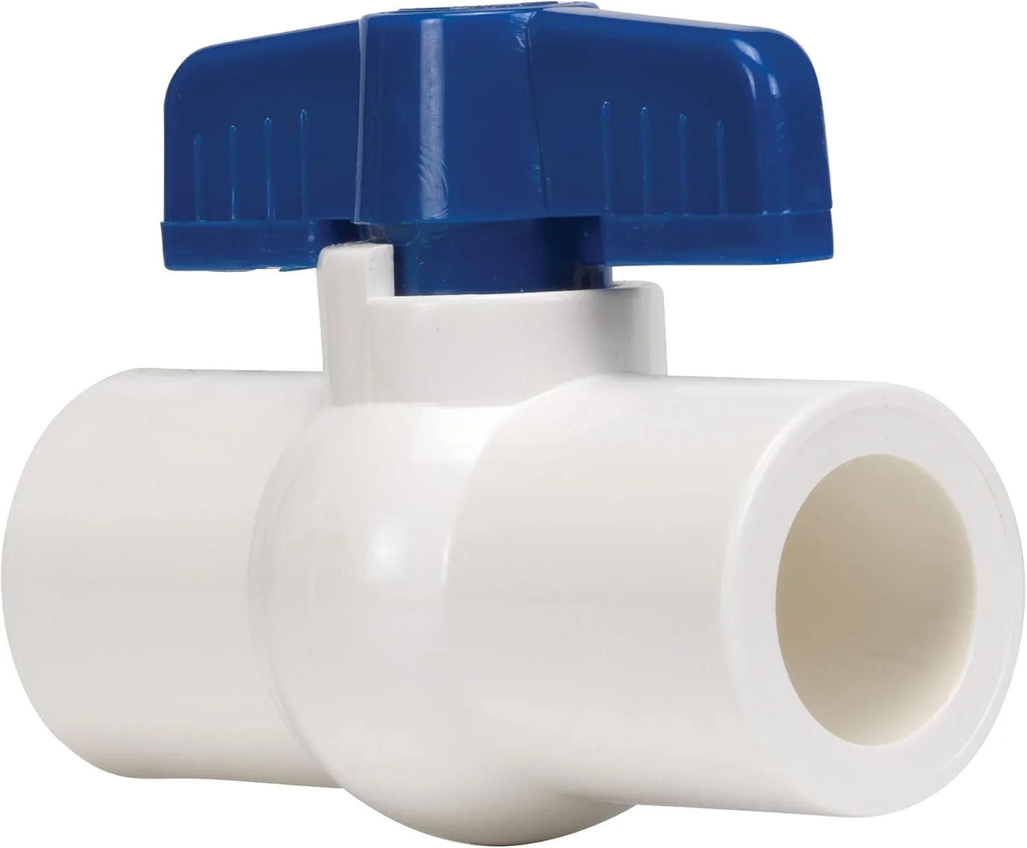 شیر توپی هوم ورکس در سطح جهانی VBVP40E3B، پی وی سی برنامه 40، اتصال چسبی، 1/2 اینچ، 0.5 اینچ، آبی