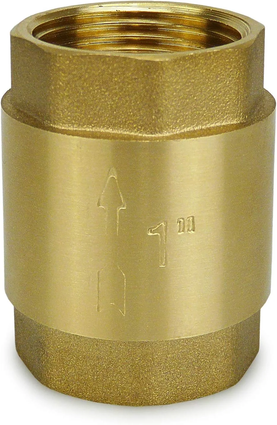 شیر یک طرفه اسماردی، رزوه ماده 1 اینچ، ساخته شده از برنج، مقاوم، ضد زنگ و ضد آب