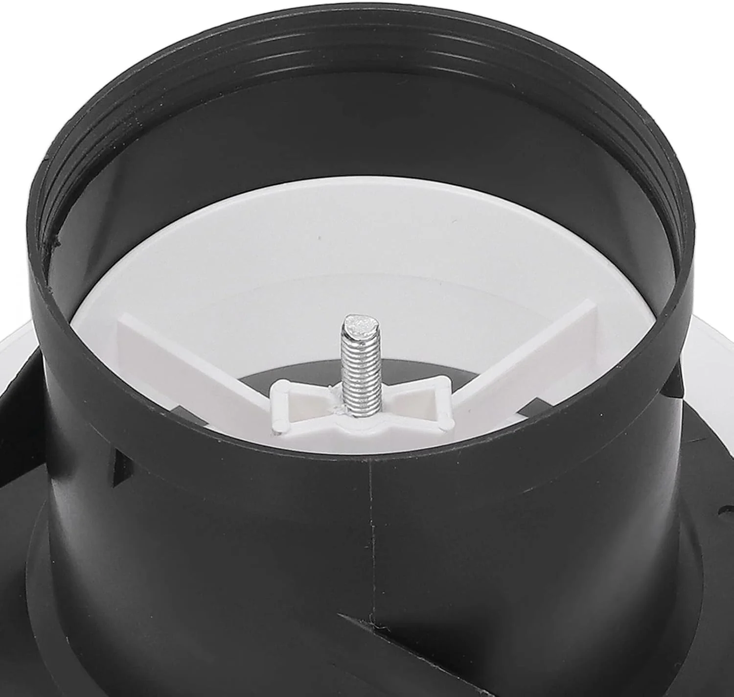 دریچه های هوا قابل تنظیم، دریچه های خروجی ABS برای دیوار و سقف، دریچه های هوای گرد برای زیر سقف، پوشش دیوار و سقف برای حمام و کتابخانه (6 اینچ)