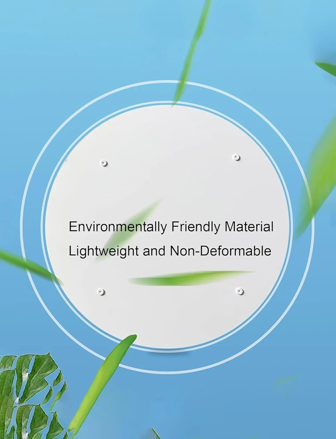 منحرف کننده دریچه تهویه مطبوع قابل تنظیم، هدایت کننده باد کولر گازی سقفی گرد ضد وزش، پوشش دریچه AC، برای استفاده در خانه و محل کار (60x60 سانتی متر / 23.6x23.6 اینچ)