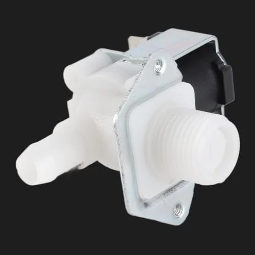 شیر برقی، شیر برقی 12 ولت DC 12 ولت DN15 G1/2 شیر الکترومغناطیسی پلاستیکی شیر آب ورودی نرمال بسته