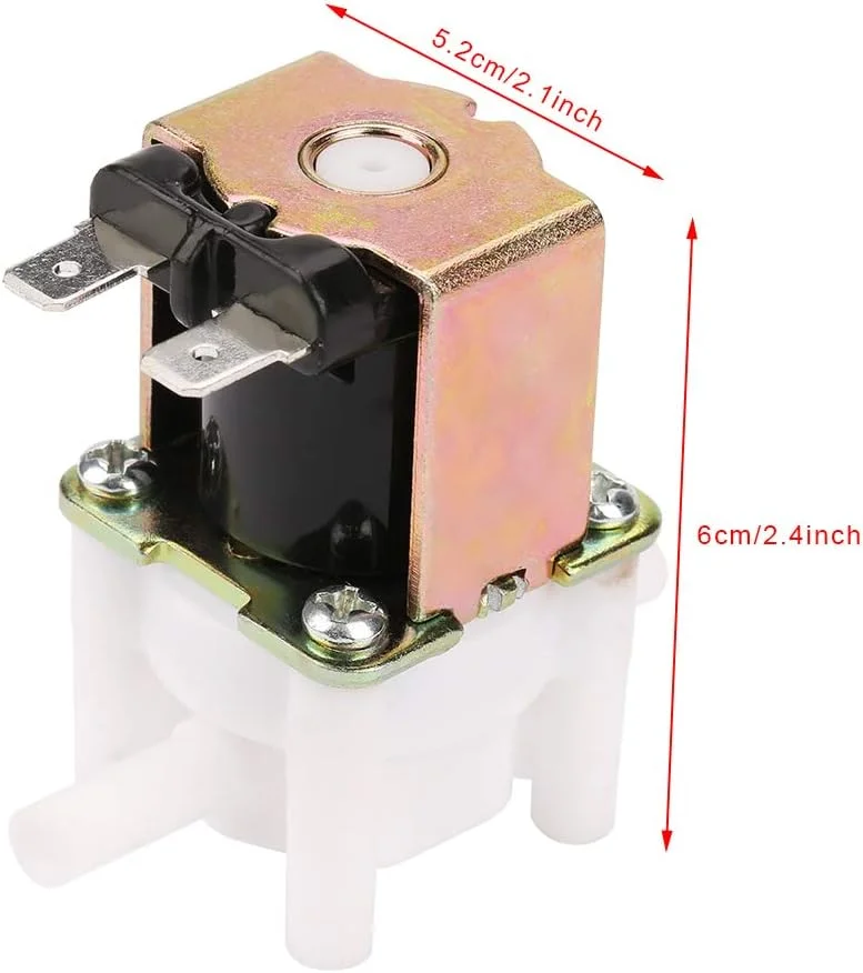 شیر برقی آب 12 ولت N/C ورودی سریع، شیر آب نرمال بسته برای دستگاه آبسردکن، ماشین لباسشویی، شیر الکترومغناطیسی شیر برقی آب 12 ولت N/C ورودی سریع، شیر آب نرمال بسته برای دستگاه آبسردکن، ماشین لباسشویی، شیر الکترومغناطیسی
