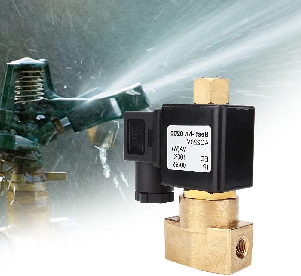 شیر برقی، شیر الکترومغناطیسی سبک وزن، مقاوم در برابر سایش و کاربردی برای آب و هوا (DC24V)