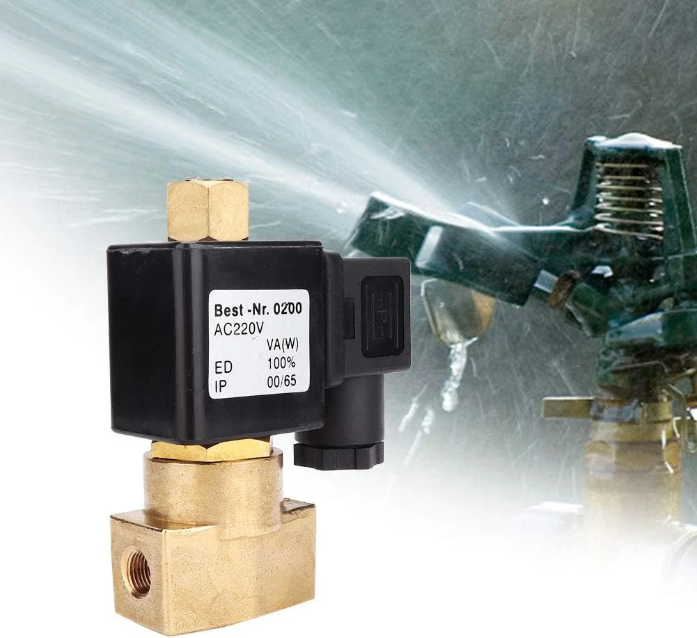 شیر برقی، شیر الکترومغناطیسی سبک وزن، مقاوم در برابر سایش و کاربردی برای آب و هوا (DC24V)