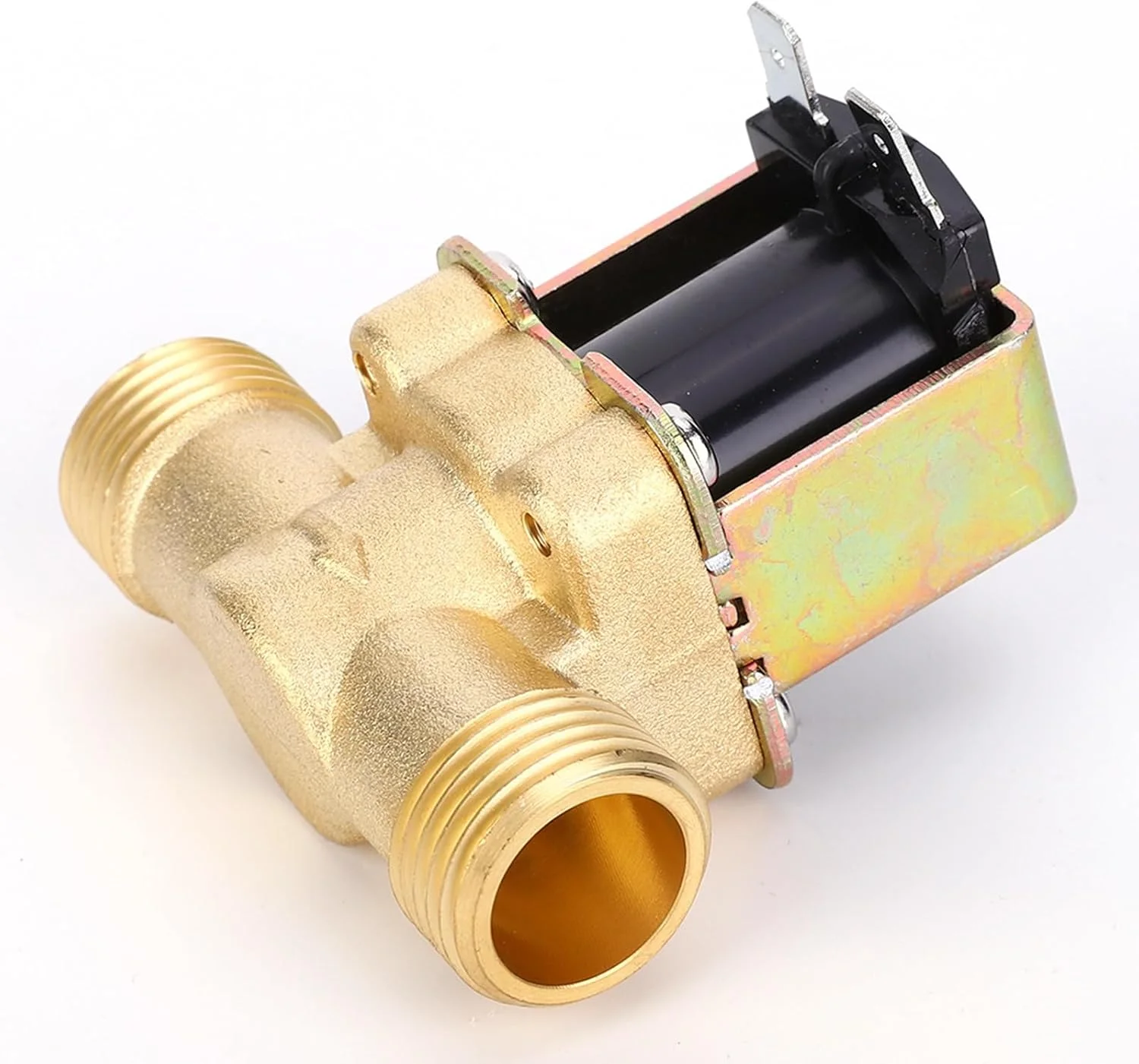 شیر برقی مسی، شیر الکترومغناطیسی، لوازم جانبی صنعتی 1/2 اینچ برای آبگرمکن های خورشیدی (DC12V)