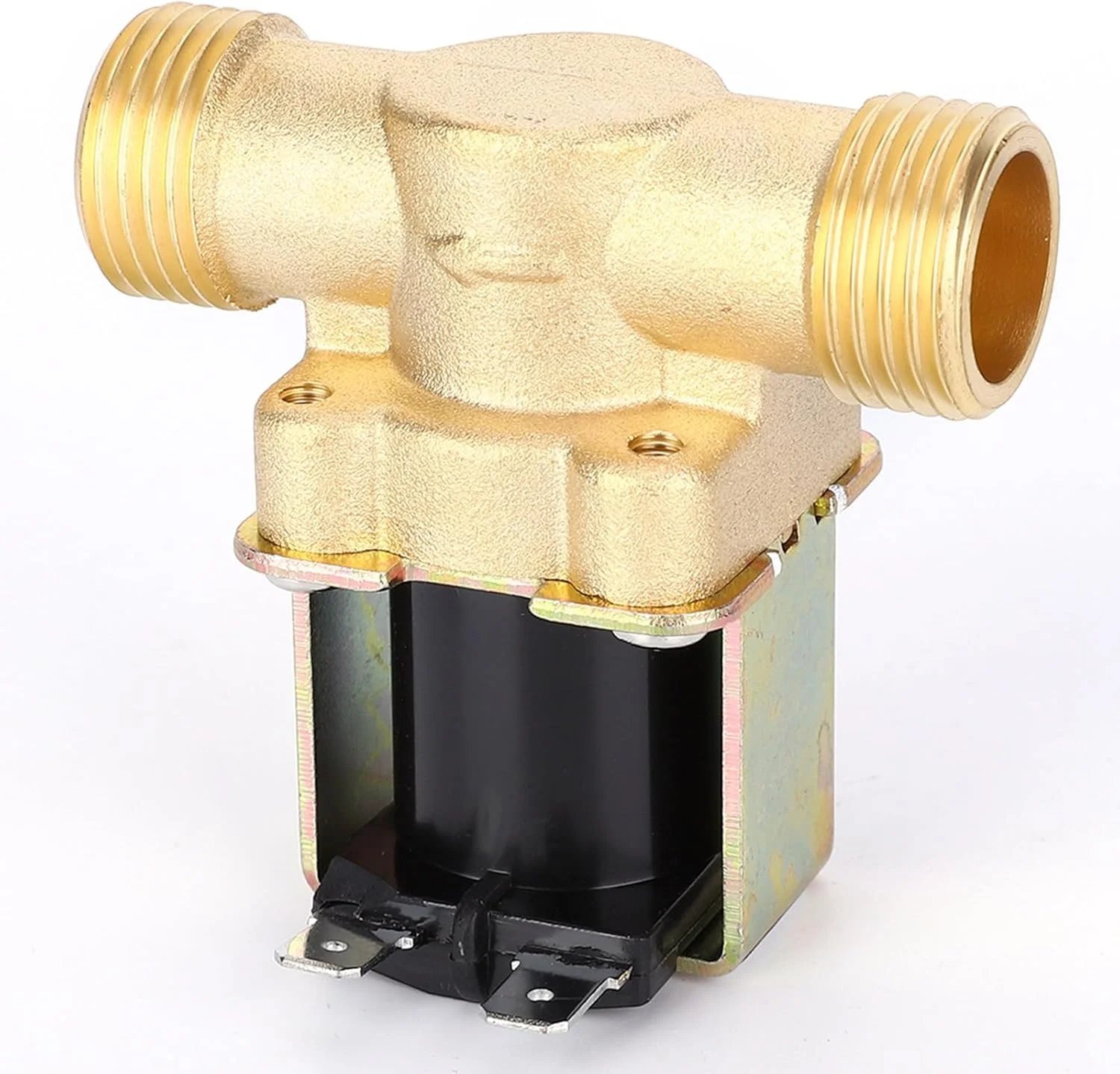 شیر برقی 1/2 اینچ Oreilet، شیر الکترومغناطیسی مسی DC12V / 24V AC220V برای آبگرمکن های خورشیدی، 0.02-0.8MPa 32-176°F (DC12V)