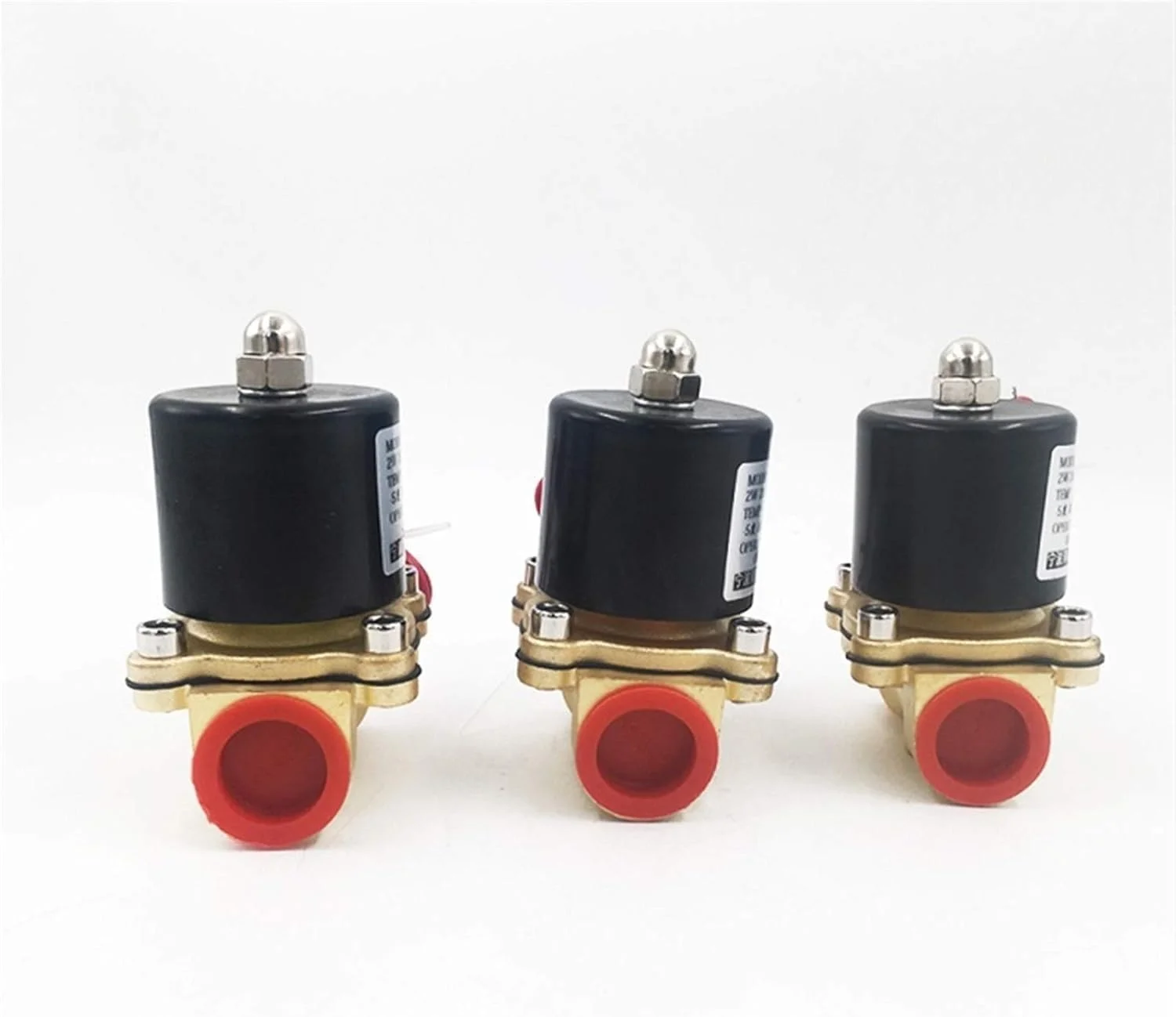 شیر برقی الکترومغناطیسی نرمال بسته 3/4 اینچ AC 220 ولت DN20 N/C 2W200-20 شیر پنوماتیک 12 ولت / 24 ولت d-cs برای آب، روغن، هوا (: DC12V) Leunlee