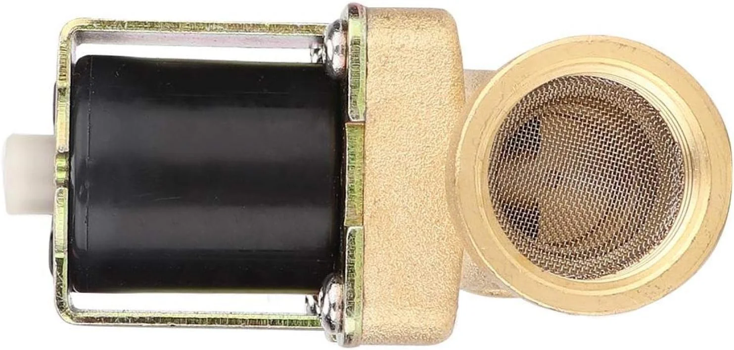 شیر برقی نرمالی باز DC با سایز G1/2 اینچ، شیر یک طرفه برنجی با رزوه مادگی (DC24V)