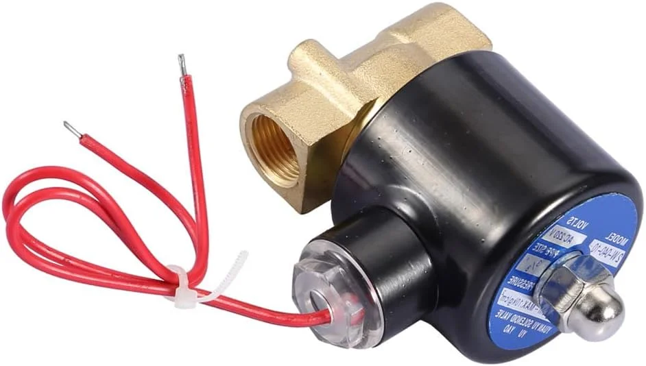 شیر الکترومغناطیسی، شیر برنجی مقاوم در برابر حرارت AC 220V سلونوئیدی عملکرد مستقیم 2 راهه برای صنعت شیر الکترومغناطیسی، شیر برنجی مقاوم در برابر حرارت AC 220V سلونوئیدی عملکرد مستقیم 2 راهه برای صنعت