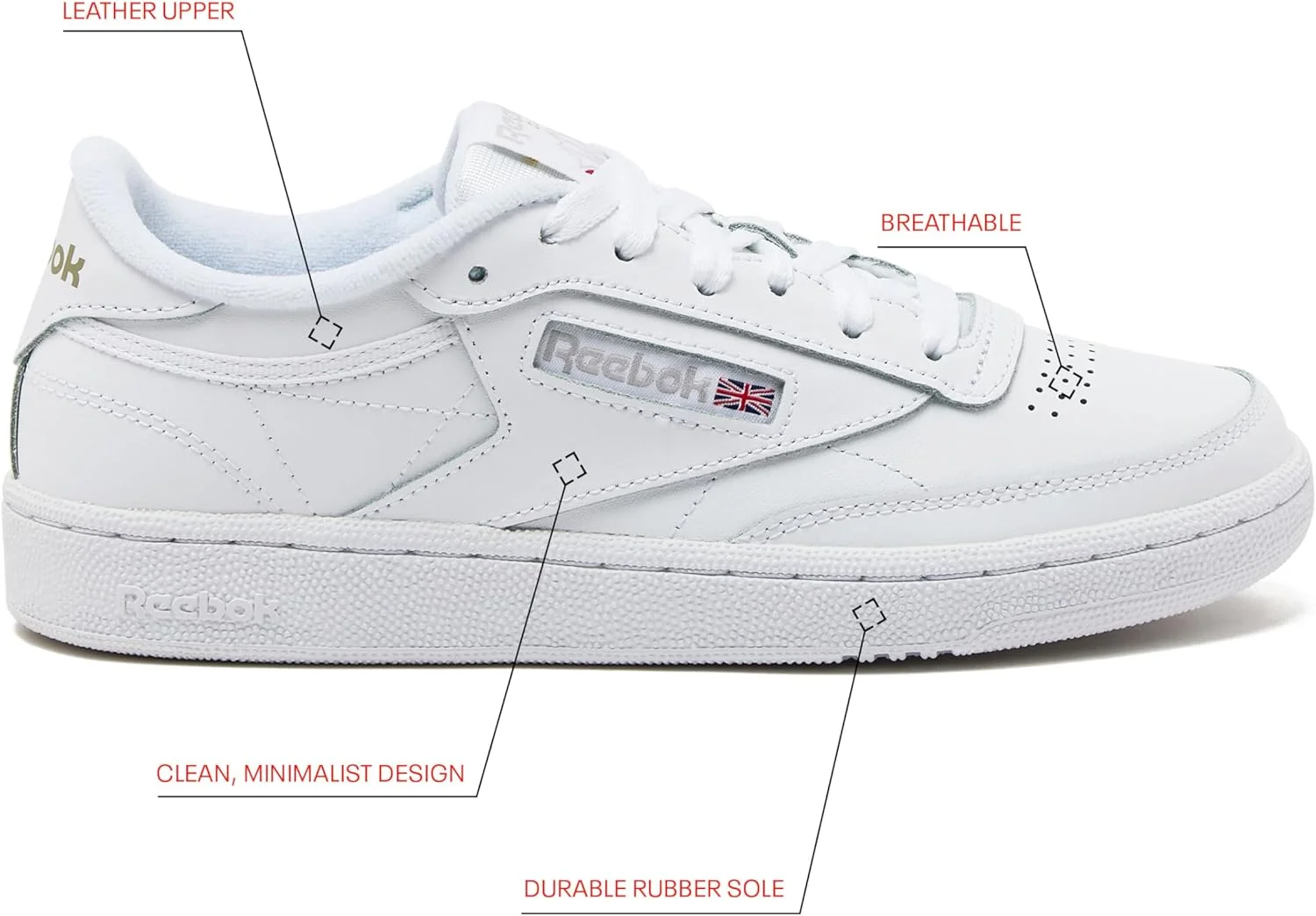 کفش ورزشی زنانه ریباک مدل Club C Revenge