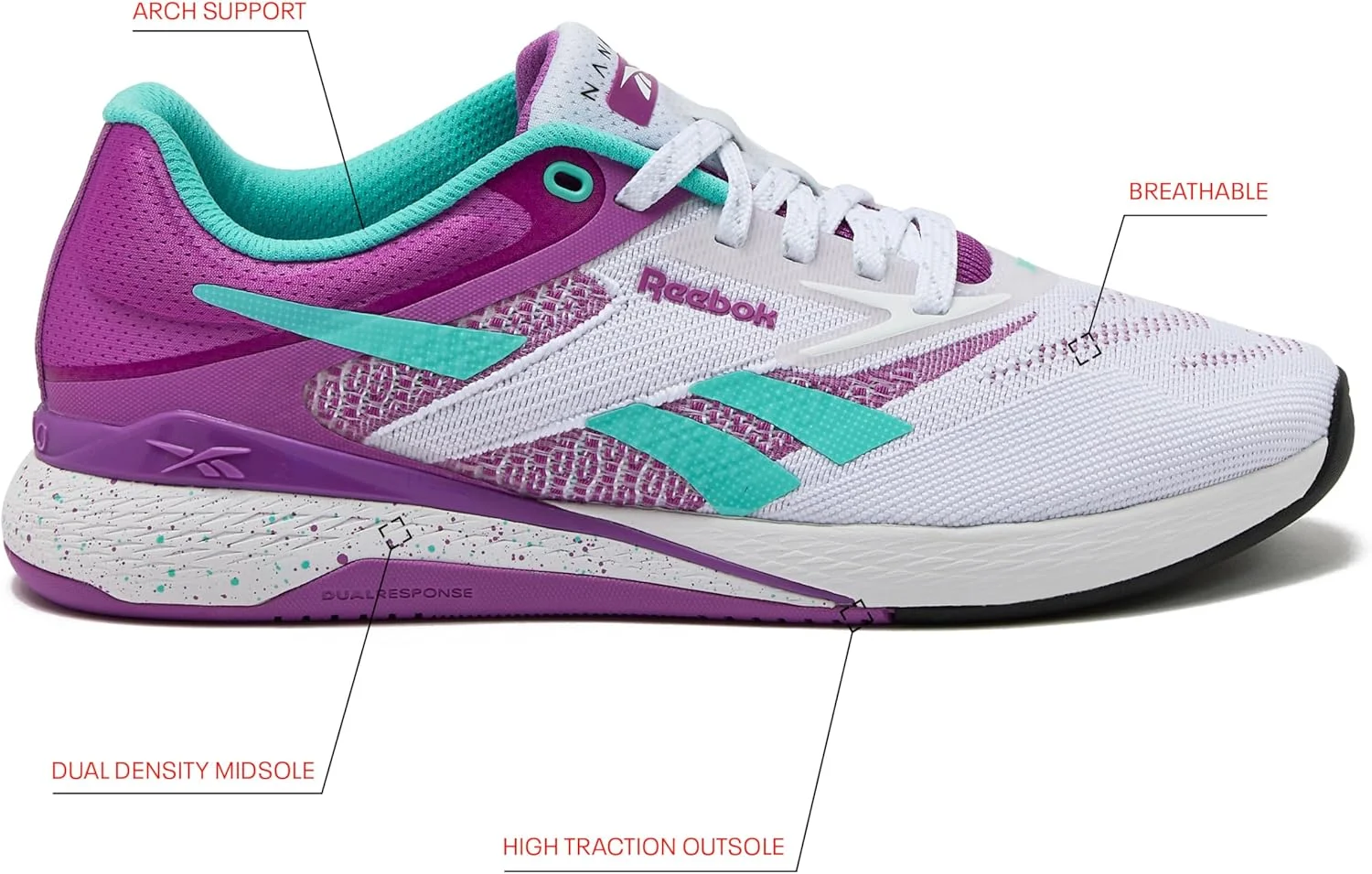 کفش زنانه ریباک نانو X5 - مدل کوتاه