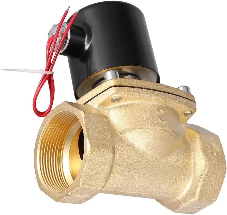 شیر برقی برنجی، شیر برقی برنجی با لاستیک نیتریل، شیر برقی برقی، AC 220V 2 اینچ عملکرد مستقیم برای آب و هوا شیر برقی برنجی، شیر برقی برنجی با لاستیک نیتریل، شیر برقی برقی، AC 220V 2 اینچ عملکرد مستقیم برای آب و هوا