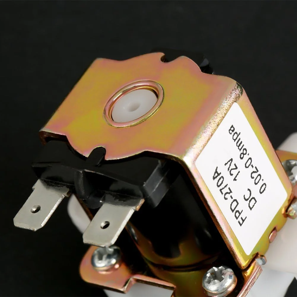 شیر برقی DC 12V، شیر برقی پلاستیکی OD12mm نرمال بسته، سوئیچ جریان ورودی آب N/C، شیر ورودی آب، شیر برقی مغناطیسی الکتریکی شیر برقی DC 12V، شیر برقی پلاستیکی OD12mm نرمال بسته، سوئیچ جریان ورودی آب N/C، شیر ورودی آب، شیر برقی مغناطیسی الکتریکی