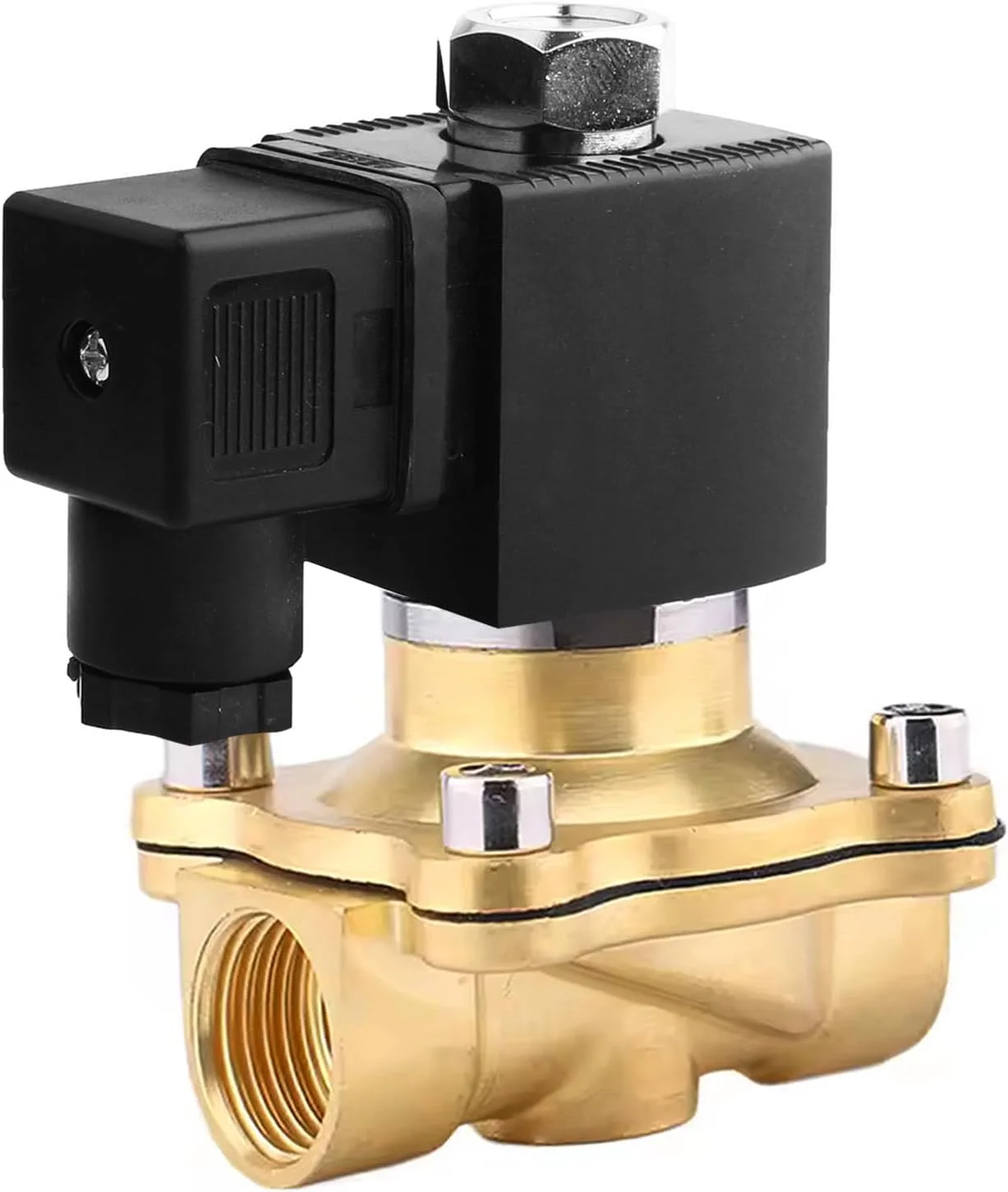 شیر برقی برنجی، شیر الکترومغناطیسی 3/4 اینچ 220 ولت AC، شیر برقی برنجی، کنترل مستقیم برای آب، هوا، گاز شیر برقی برنجی، شیر الکترومغناطیسی 3/4 اینچ 220 ولت AC، شیر برقی برنجی، کنترل مستقیم برای آب، هوا، گاز