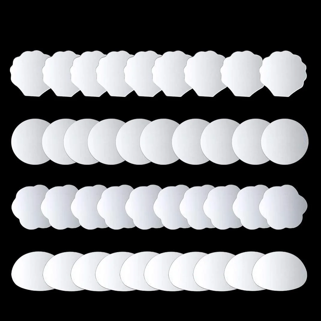 iSuperb بسته 40 عددی آینه کوچک قابل حمل برای آینه دو طرفه جمع و جور DIY برای کیف دستی و مسافرت